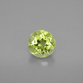 0,98 ctw natürlicher grüner Peridot, Rundschliff, VS