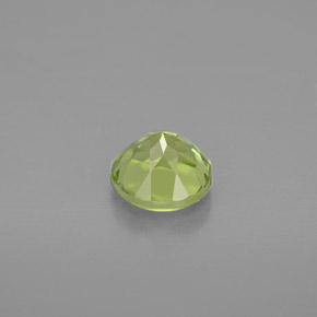 0,98 ctw natürlicher grüner Peridot, Rundschliff, VS