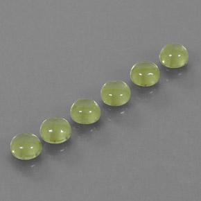  ct natürliche grüner Peridot-Edelsteine, Rundschliff, Transparent