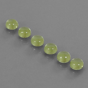  ct natürliche grüner Peridot-Edelsteine, Rundschliff, Transparent
