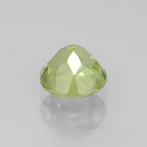 0,91 ctw natürlicher grüner Peridot, Rundschliff, VS-SI