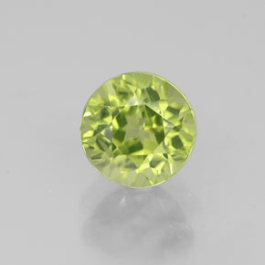 0,82 ctw natürlicher grüner Peridot, Rundschliff, VS
