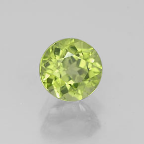 0,82 ctw natürlicher grüner Peridot, Rundschliff, VS