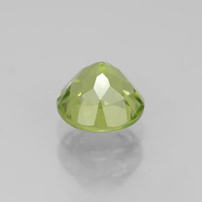 0,82 ctw natürlicher grüner Peridot, Rundschliff, VS
