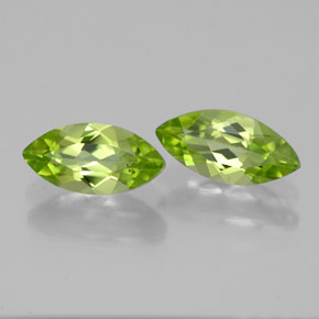  ct natürliche grüner Peridot-Edelsteine, Marquise, VVS-VS
