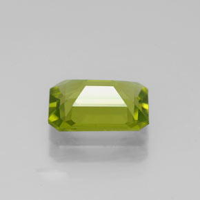 1,75 ctw natürlicher grüner Peridot, Smaragdschliff, VVS-VS