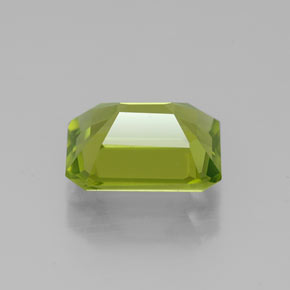 2,09 ctw natürlicher grüner Peridot, Smaragdschliff, VS