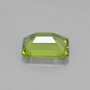 2,17 ctw natürlicher grüner Peridot, Smaragdschliff, VVS