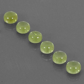  ct natürliche grüner Peridot-Edelsteine, Rundschliff, Transparent