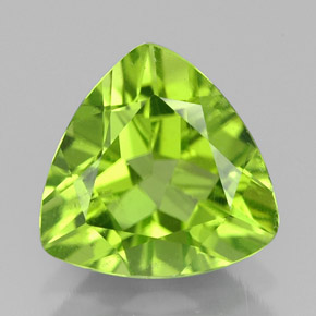2,45 ctw natürlicher grüner Peridot, Trillion, VS