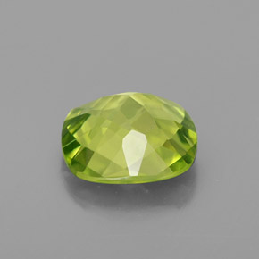 1,90 ctw natürlicher grüner Peridot, Kissenschliff, VVS-VS