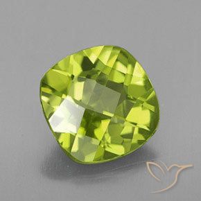9,17 ctw natürlicher gelblich-grün Peridot, Kissen, VS