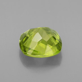 2,21 ctw natürlicher grüner Peridot, Kissenschliff, VS-SI
