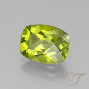 9,17 ctw natürlicher gelblich-grün Peridot, Kissen, VS
