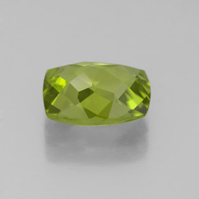2,50 ctw natürlicher grüner Peridot, Kissenschliff, VS