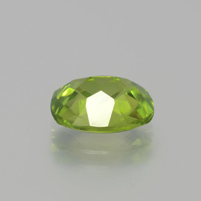 2,38 ctw natürlicher grüner Peridot, Kissenschliff, VVS-VS