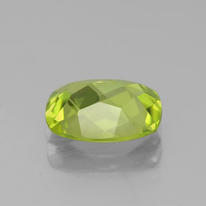 1,95 ctw natürlicher grüner Peridot, Kissenschliff, VVS-VS