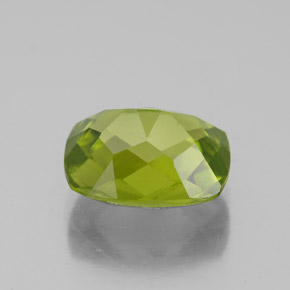 3,00 ctw natürlicher grüner Peridot, Kissenschliff, VS