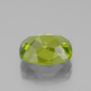 2,50 ctw natürlicher grüner Peridot, Kissenschliff, VS