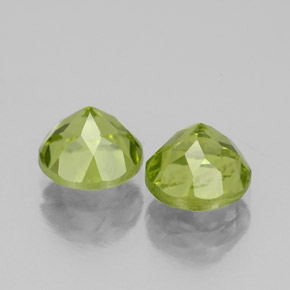  ct natürliche grüner Peridot-Edelsteine, Rundschliff, VS-SI