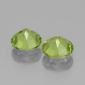  ct natürliche grüner Peridot-Edelsteine, Rundschliff, VS