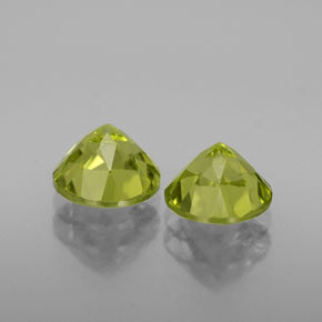  ct natürliche grüner Peridot-Edelsteine, Rundschliff, VS-SI