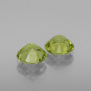  ct natürliche grüner Peridot-Edelsteine, Rundschliff, VS