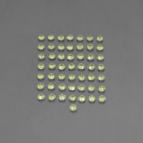  ct natürliche grüner Peridot-Edelsteine, Rundschliff, VVS-VS