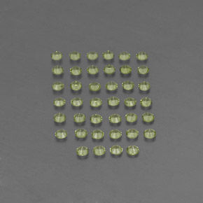  ct natürliche grüner Peridot-Edelsteine, Rundschliff, VVS-VS