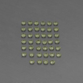  ct natürliche grüner Peridot-Edelsteine, Rundschliff, VVS-VS
