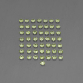  ct natürliche grüner Peridot-Edelsteine, Rundschliff, VVS-VS