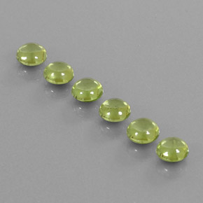  ct natürliche grüner Peridot-Edelsteine, Rundschliff, Transparent