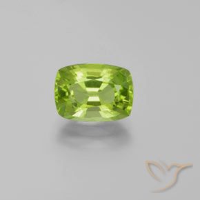 2.49ct Natürlicher Mittelgrün Peridot, Kissen, VS