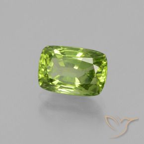 9,17 ctw natürlicher Mittelgrün Peridot, Kissen, VS