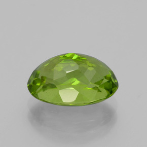 4,17 ctw natürlicher grüner Peridot, Oval Schliff, VS