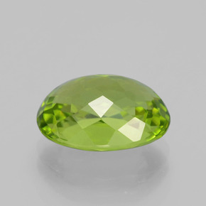 9,17 ctw natürlicher Mittelgrün Peridot, Oval Schliff, VS