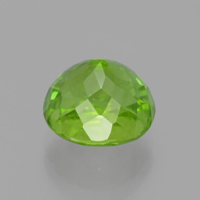 5,37 ctw natürlicher grüner Peridot, Oval Schliff, VS-SI
