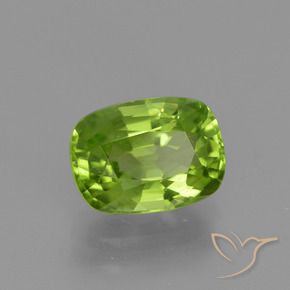9,17 ctw natürlicher gelblich-grün Peridot, Kissen, VS