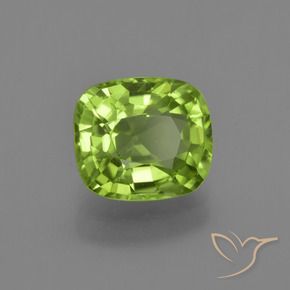 9,17 ctw natürlicher gelblich-grün Peridot, Kissen, VS