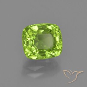9,17 ctw natürlicher gelblich-grün Peridot, Kissen, VS