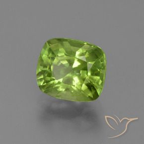 9,17 ctw natürlicher gelblich-grün Peridot, Kissen, VS