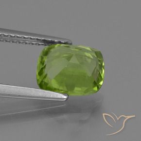 9,17 ctw natürlicher gelblich-grün Peridot, Kissen, VS