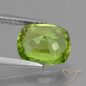 9,17 ctw natürlicher Mittelgrün Peridot, Kissen, VS