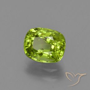 9,17 ctw natürlicher Mittelgrün Peridot, Kissen, VS