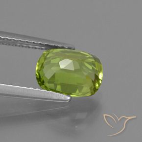 9,17 ctw natürlicher Mittelgrün Peridot, Kissen, VS