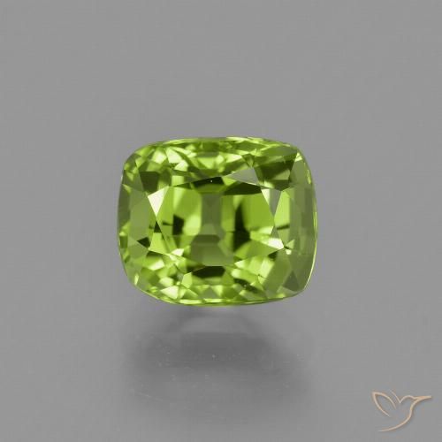 2.35ct Natürlicher Mittelgrün Peridot, Kissen, VS