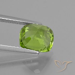 9,17 ctw natürlicher Mittelgrün Peridot, Kissen, VS