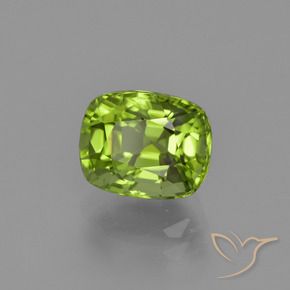 9,17 ctw natürlicher Mittelgrün Peridot, Kissen, VS