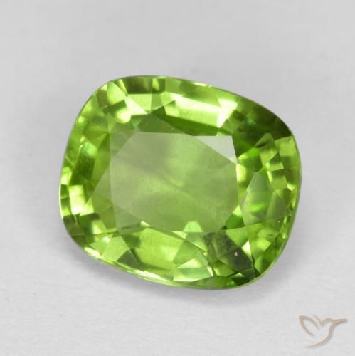 9,17 ctw natürlicher gelblich-grün Peridot, Kissen, VS