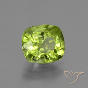 9,17 ctw natürlicher Mittelgrün Peridot, Kissen, VS